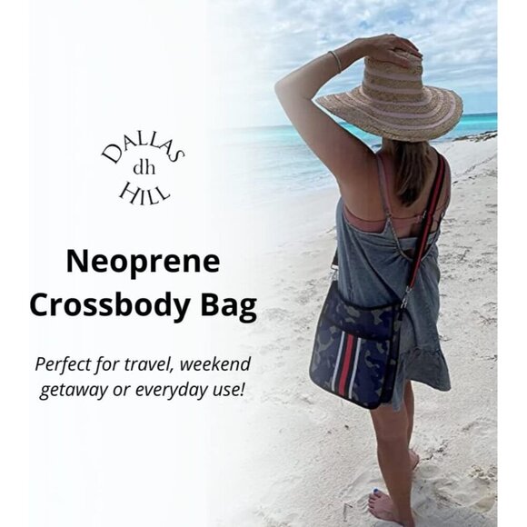 Neoprene Crossbody Purse Women Women's Adjustable Detachable Straps Use - Picture 4 of 8